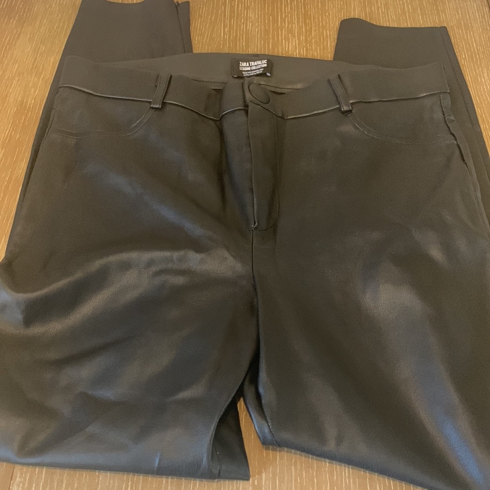 Zara Faux Leather Leggings